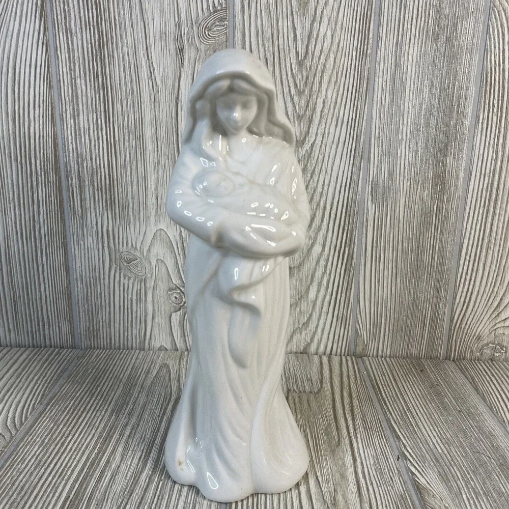 House of Lloyd Nativity Madonna & Child Figurine Mary Baby Jesus VTG 1988